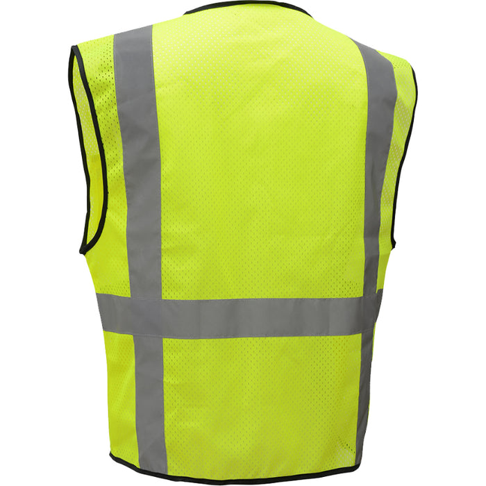 GSS Safety Premium Multi-Purpose Mesh Zipper ANSI Class 2 Type R Vest - 1505/1506