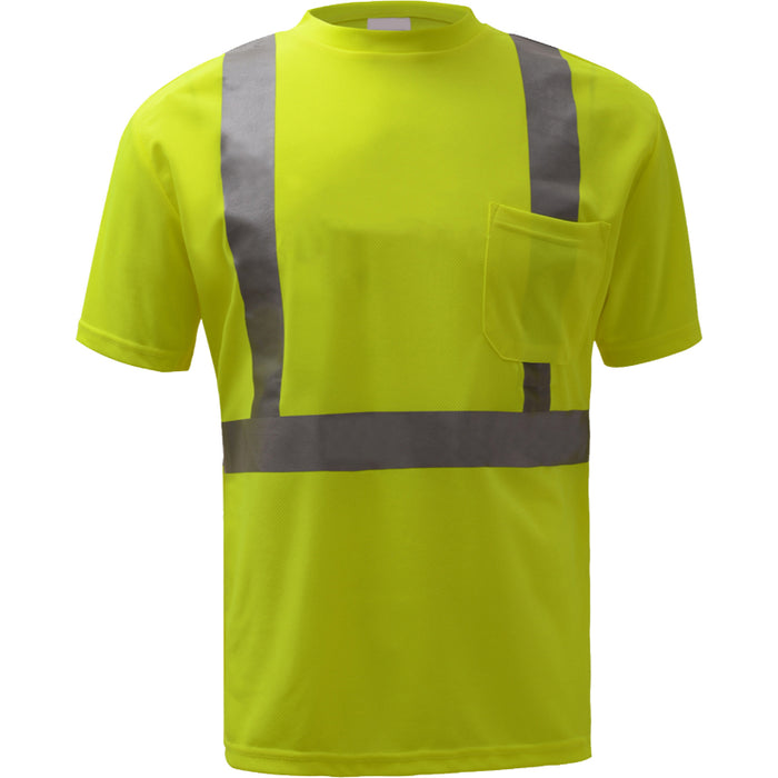 GSS Safety Standard High Visibility Moisture Wicking ANSI Class 2 T-Shirt - 5001/5002