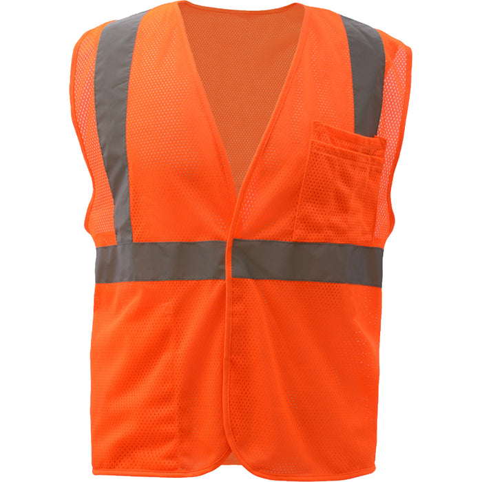 GSS Safety Standard Mesh Hook & Loop ANSI Class 2 Type R Safety Vest - 1003/1004