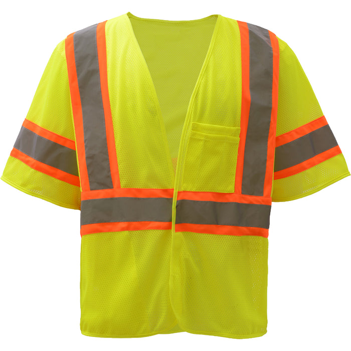 GSS Safety Mesh Hook & Loop ANSI Class 3 Type R Safety Vest -  2007/2008