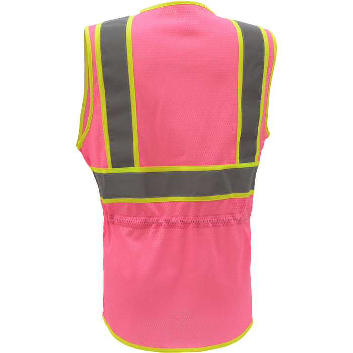 GSS Safety Two Tone Ladies Zipper Vest - 7805/7806