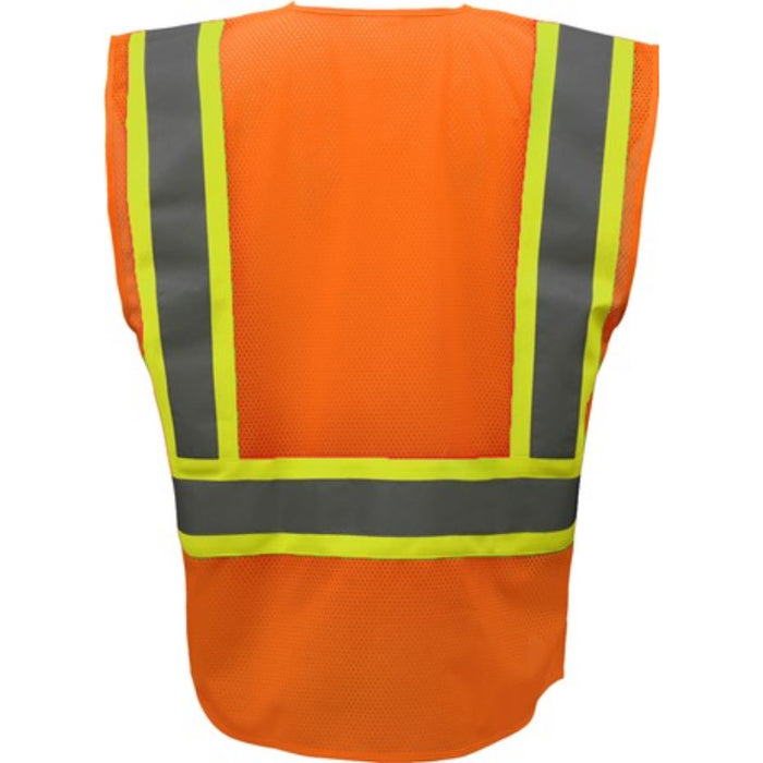 GSS Safety Two Tone Vest with Black Bottom ANSI Class 2 Type R - 1105/1106