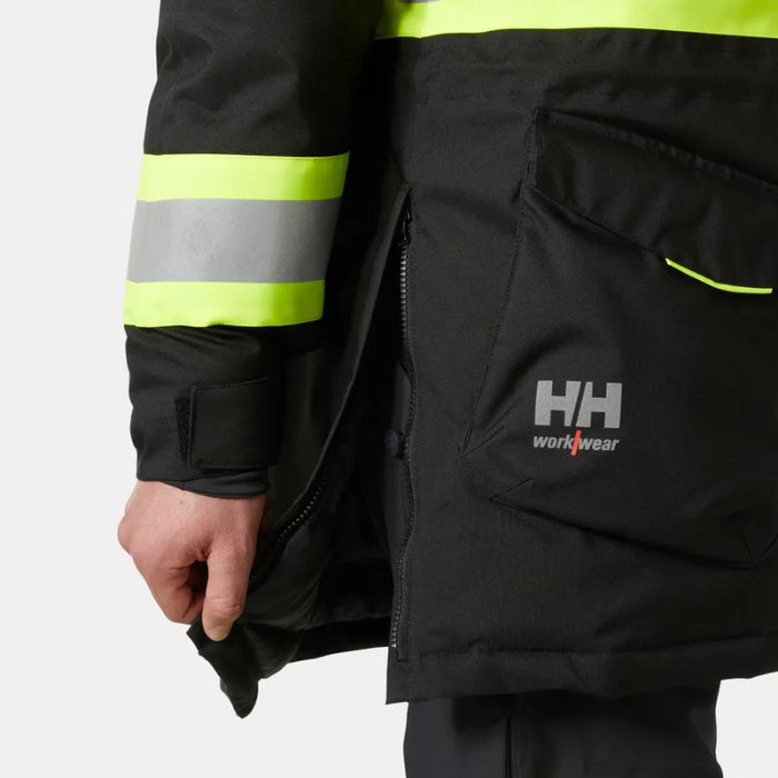 Helly Hansen® Alna Hi Vis Polar Insulated Parka Safety Jacket - 71316