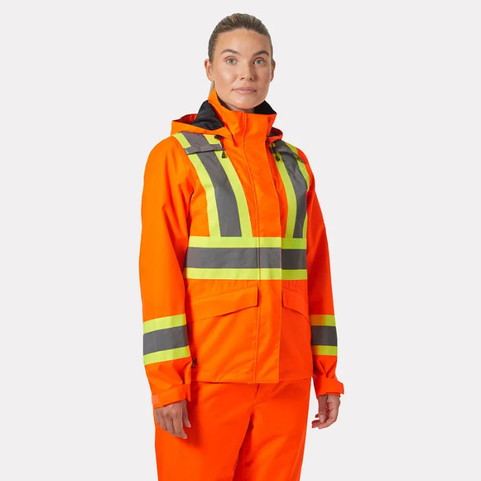 Helly Hansen® Women's Alta Hi Vis waterproof Shell Jacket - 71089