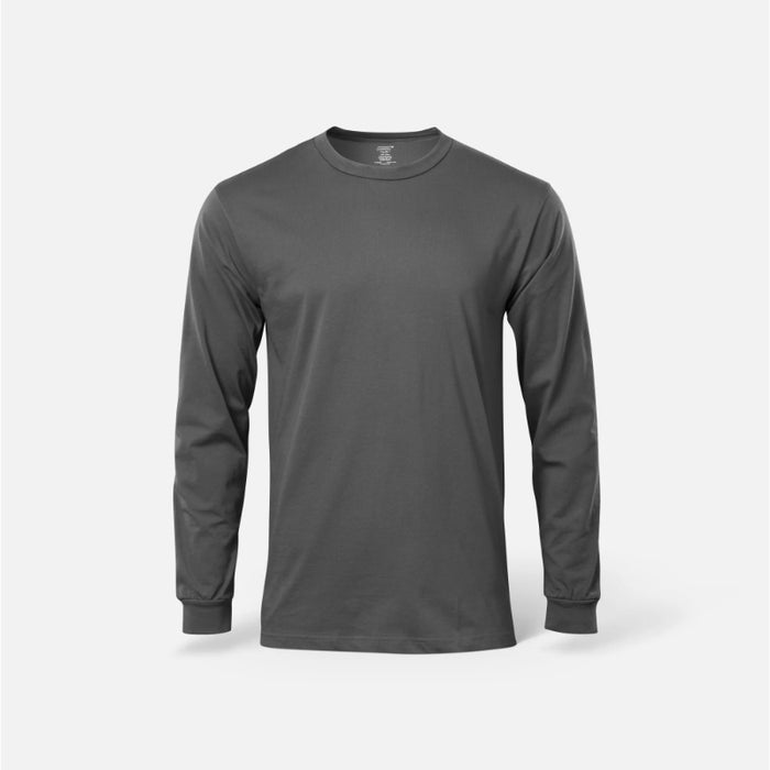 Ironwear® Combed Cotton Taped Neck Long Sleeve Work T-Shirt - 1804