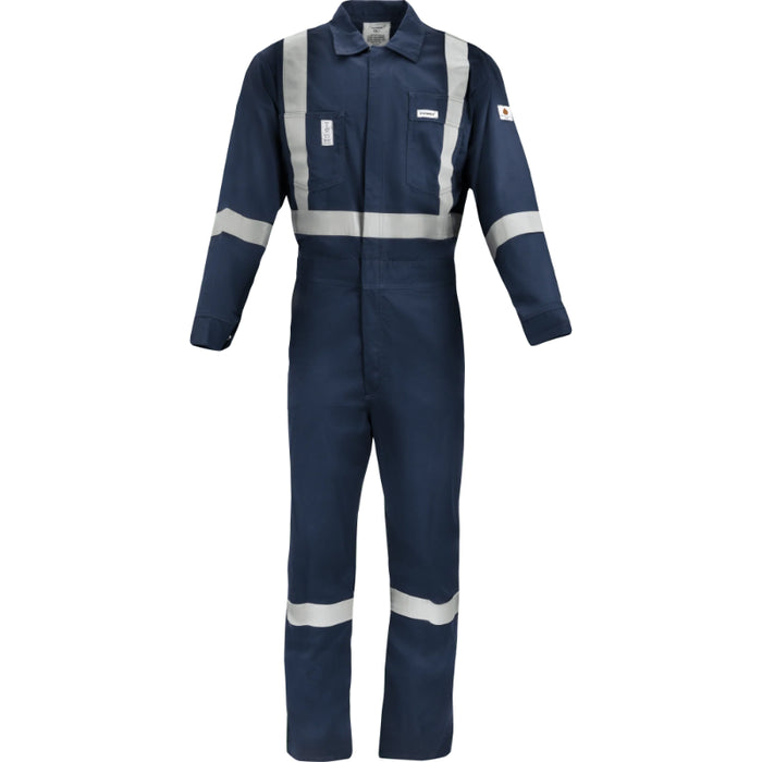 Ironwear® Flame Resistant Cotton Coverall - 100% Cotton - Navy - 6510FR-T