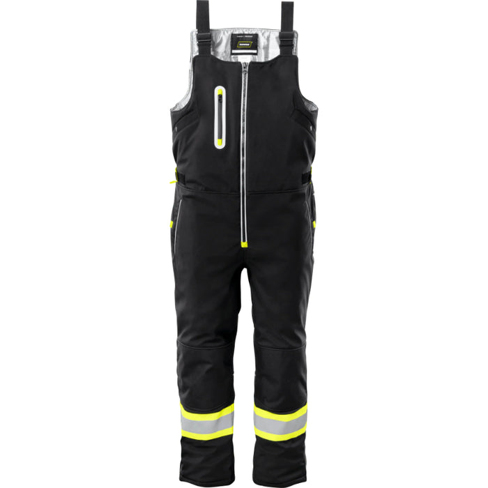 Ironwear® Heavy Duty Workwear Bib Overalls - Insulated - Black - 6955