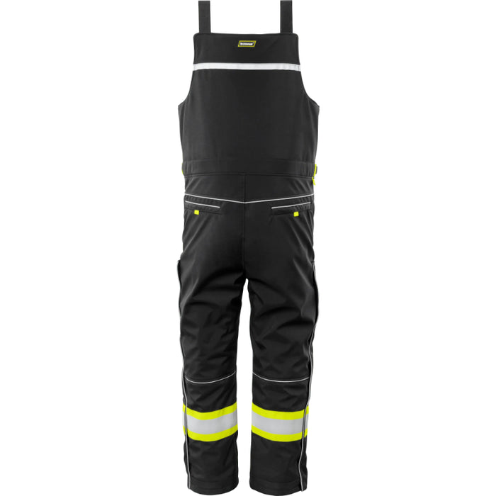 Ironwear® Heavy Duty Workwear Bib Overalls - Insulated - Black - 6955