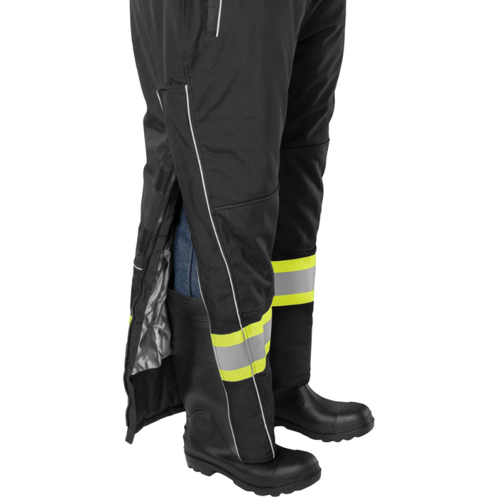 Ironwear® Heavy Duty Workwear Bib Overalls - Insulated - Black - 6955