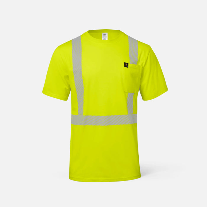 Ironwear® Hi Vis Flame Resistant Short Sleeve Shirt - Lime - 1206FR-TP