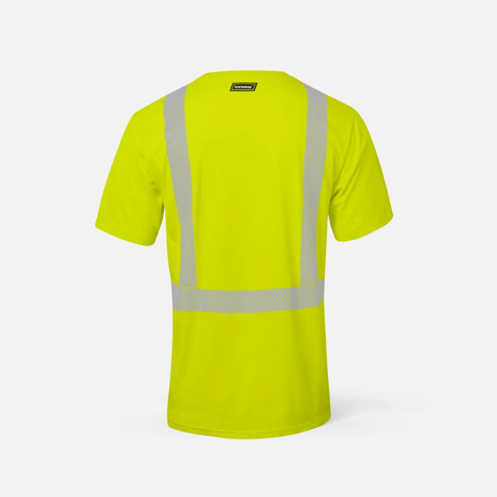 Ironwear® Hi Vis Flame Resistant Short Sleeve Shirt - Lime - 1206FR-TP