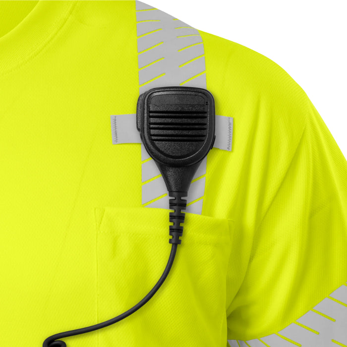 Ironwear® Hi Vis Two Tone Reflective Short Sleeve Safety Shirt - ANSI Class 2 Type R - 1842-RD