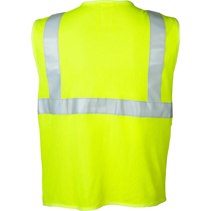Ironwear® Hi Visibility Flame Resistant Mesh Safety Vest - ANSI Class 2 Type R -1266FR-RD