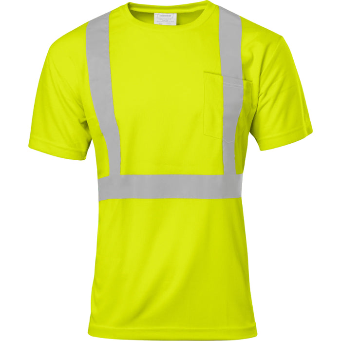 Ironwear® High Visibility Birdseye Short Sleeve Safety Shirt - 1200-TP