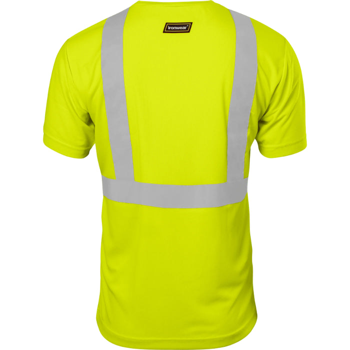 Ironwear® High Visibility Birdseye Short Sleeve Safety Shirt - 1200-TP