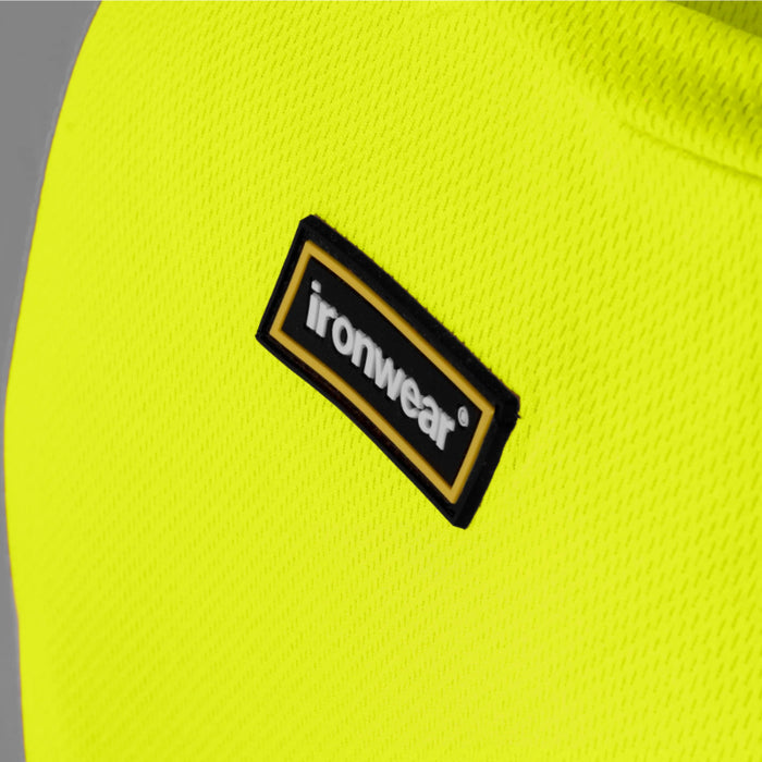Ironwear® High Visibility Birdseye Short Sleeve Safety Shirt - 1200-TP