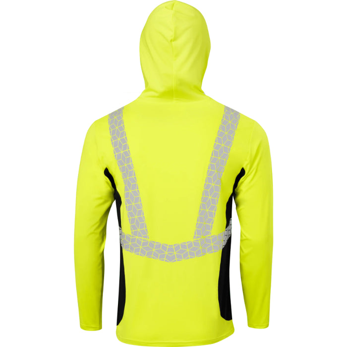 Ironwear® High Visibility Cooling Long Sleeve Hooded Shirt - ANSI Class 2 - 7153