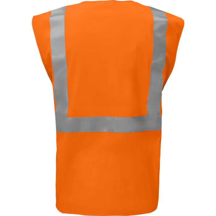 Ironwear® High Visibility Flame Resistant Safety Vest - ANSI Class 2 Type R - 1253FR-Z-RD
