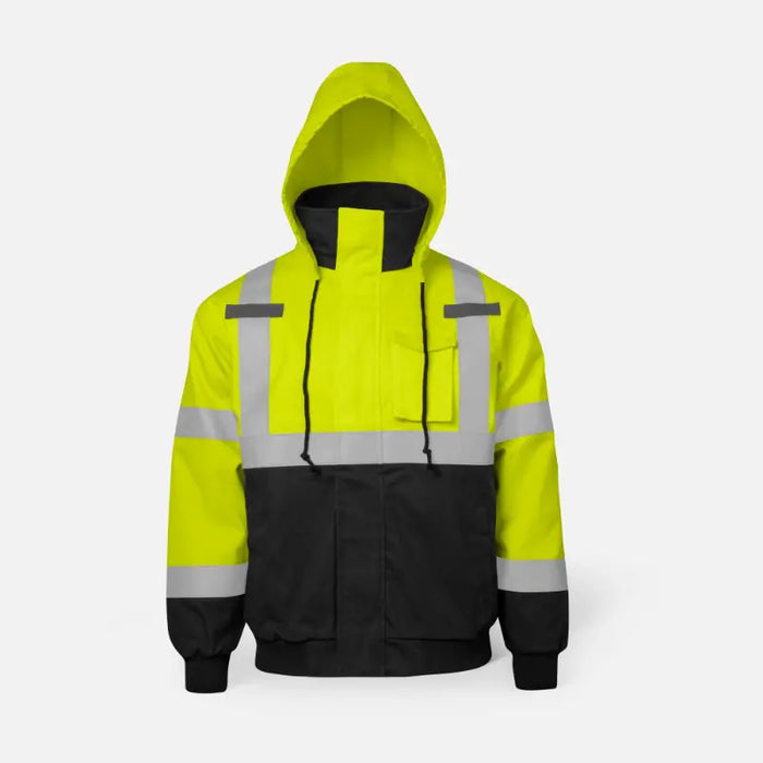 Ironwear®  High Visibility FR Bomber Jacket - ANSI Class - 3 - 6415FR