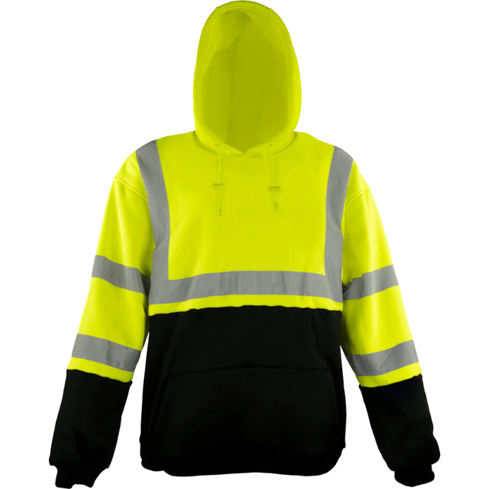 Ironwear® High Visibility Heavyweight Polar Fleece Hooded Sweatshirt - ANSI Class - 3 - 6300