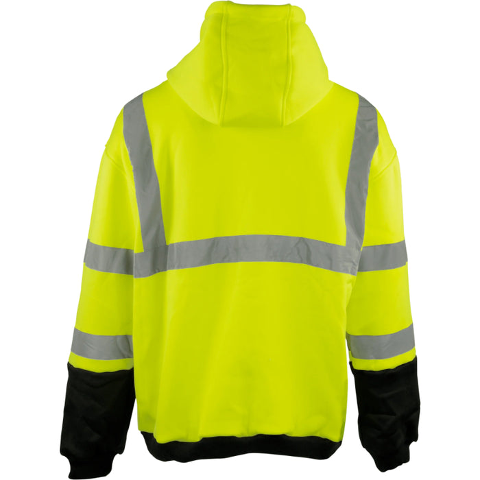 Ironwear® High Visibility Heavyweight Polar Fleece Hooded Sweatshirt - ANSI Class - 3 - 6300