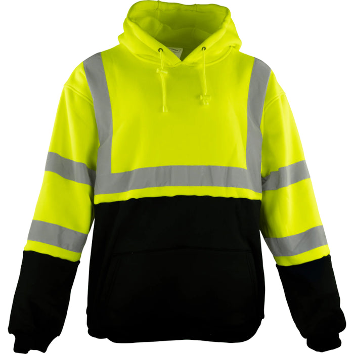 Ironwear® High Visibility Heavyweight Polar Fleece Hooded Sweatshirt - ANSI Class - 3 - 6300