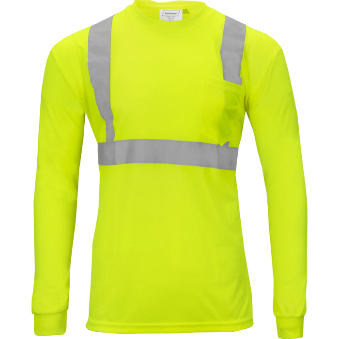 Ironwear® High Visibility Long Sleeve Safety Shirt - ANSI Class 2 - 1835