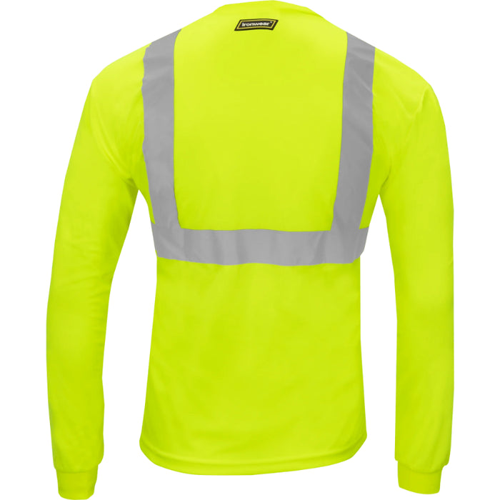 Ironwear® High Visibility Long Sleeve Safety Shirt - ANSI Class 2 - 1835