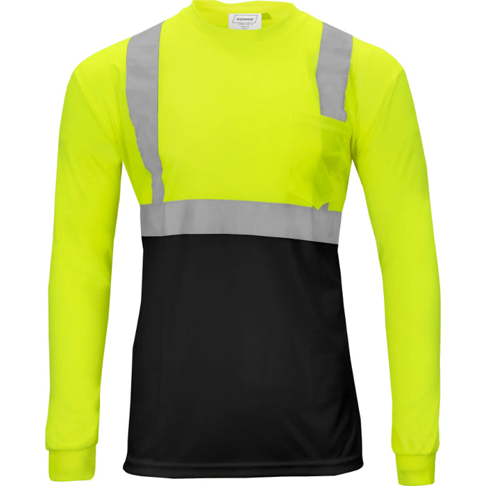 Ironwear® High Visibility Long Sleeve Safety Shirt - ANSI Class 2 - 1835