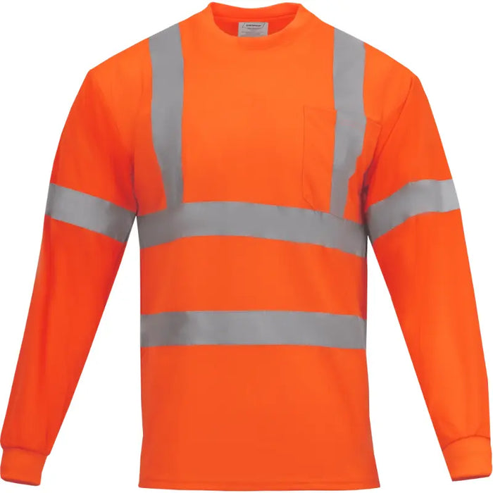 Ironwear® High Visibility Long Sleeve Safety Shirt - ANSI Class 3 - 1204-TP