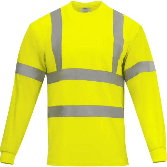 Ironwear® High Visibility Long Sleeve Safety Shirt - ANSI Class 3 - 1204-TP