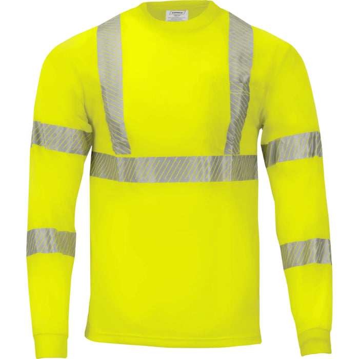 Ironwear® High Visibility Long Sleeve T-Shirt - ANSI Class 3 Type R - 1855