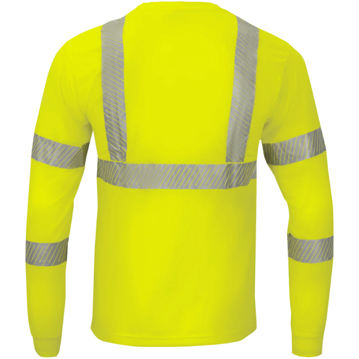 Ironwear® High Visibility Long Sleeve T-Shirt - ANSI Class 3 Type R - 1855