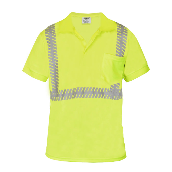 Ironwear® High Visibility Short Sleeve Polo Shirt - ANSI Class 2 - 1820