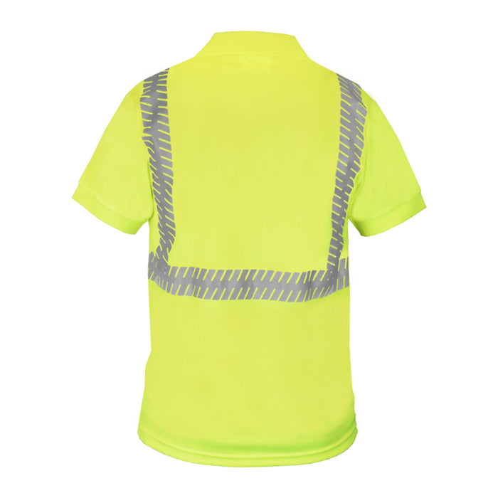 Ironwear® High Visibility Short Sleeve Polo Shirt - ANSI Class 2 - 1820