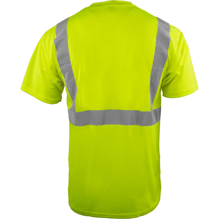 Ironwear® High Visibility Short Sleeve Safety Shirt - ANSI Class 2 - 1805