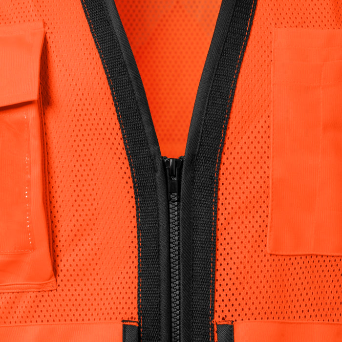 Ironwear® High Visibility Women's X-Back Safety Vest - ANSI Class - 3 Type R - 1155-Z-RD-CID-X