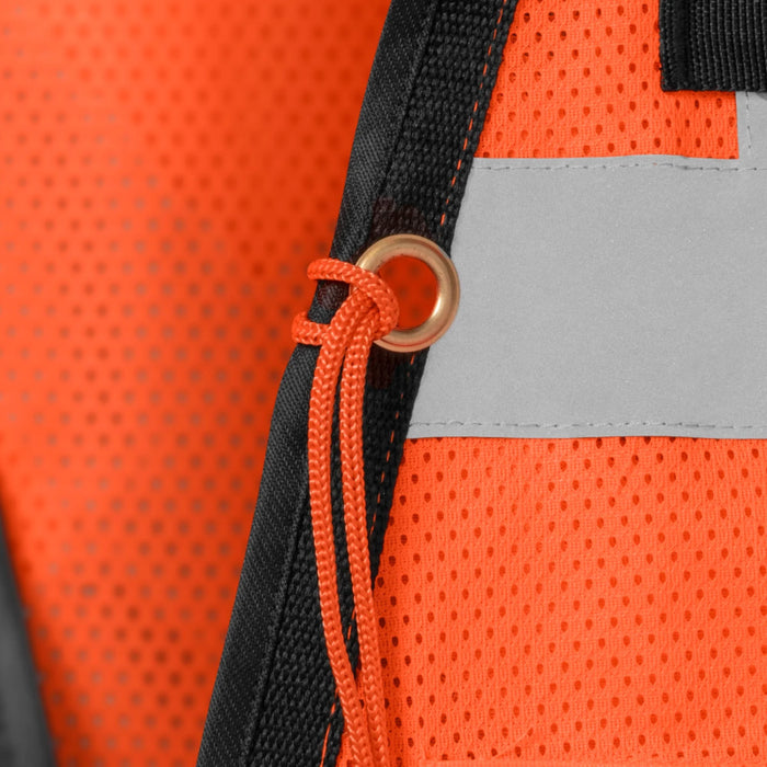 Ironwear® High Visibility Women's X-Back Safety Vest - ANSI Class - 3 Type R - 1155-Z-RD-CID-X