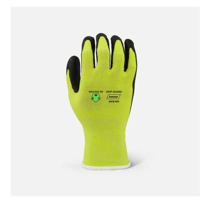 Ironwear® Nitrile Palm Coated Cut Resistant Gloves - ANSI Cut Level - A4 - 12 Pcs Pack - 4918