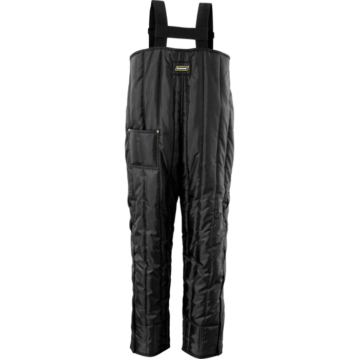 Ironwear® Quilted Insulated Low Bib Overalls - Black - 6935