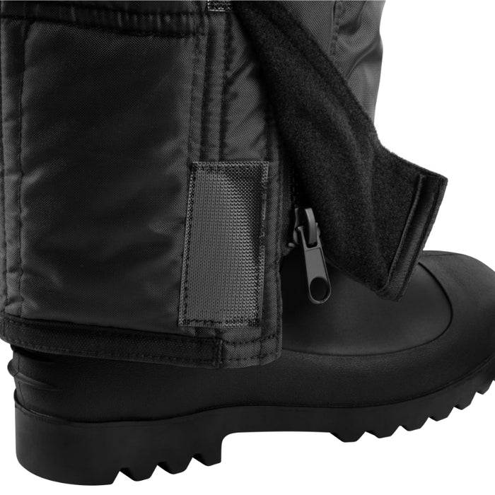Ironwear® Quilted Insulated Low Bib Overalls - Black - 6935