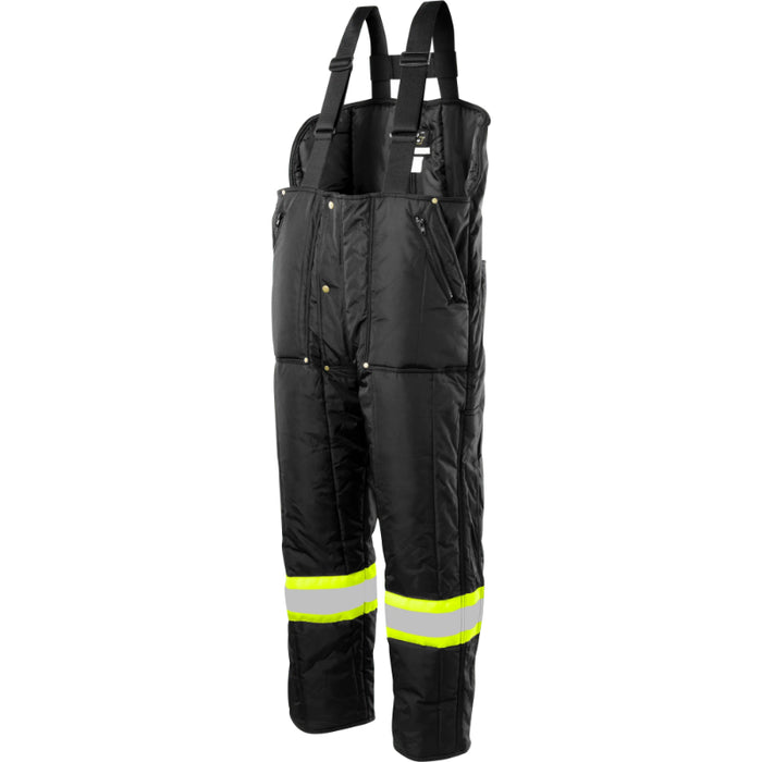 Ironwear® Quilted Insulated Workwear Bib Overalls - Black - 6940-B