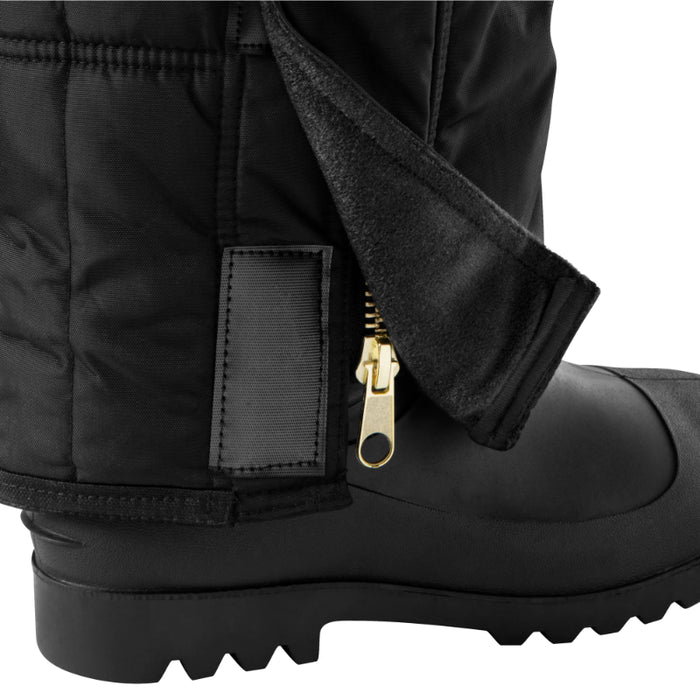 Ironwear® Quilted Insulated Workwear Bib Overalls - Black - 6940-B