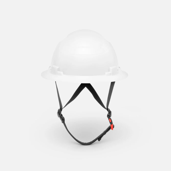 Ironwear® Raptor Full Brim Safety Helmet - Vented - White - 3969