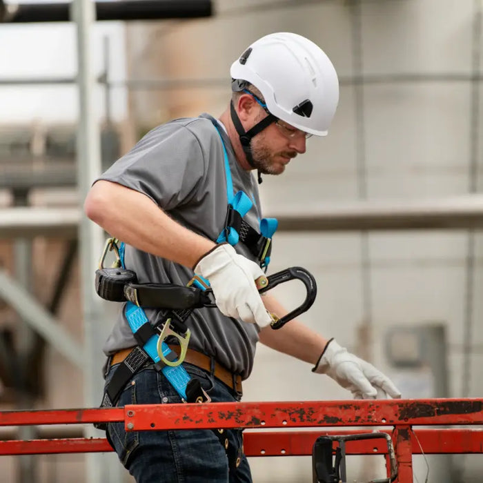Ironwear® Vented Safety Helmet  - Type 2 - Adjustable chin Strap - 3976
