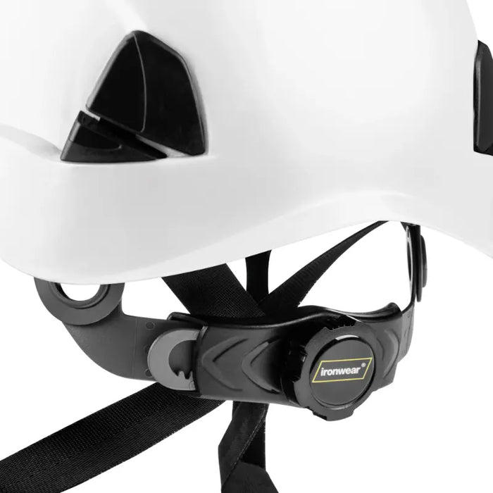 Ironwear® Vented Safety Helmet  - Type 2 - Adjustable chin Strap - 3976
