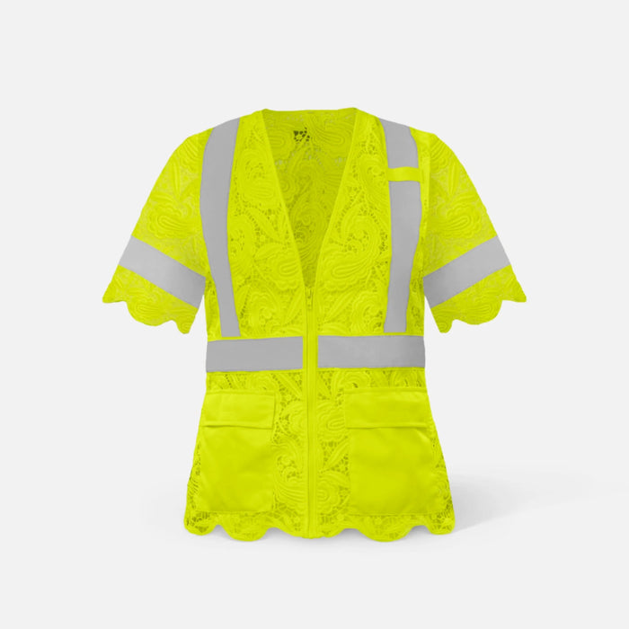 Ironwear® Women's High Visibility Safety Vest - ANSI Class 3 - Type R - 1228-Z-RD