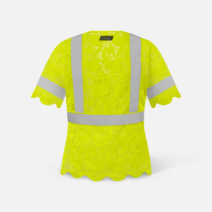 Ironwear® Women's High Visibility Safety Vest - ANSI Class 3 - Type R - 1228-Z-RD