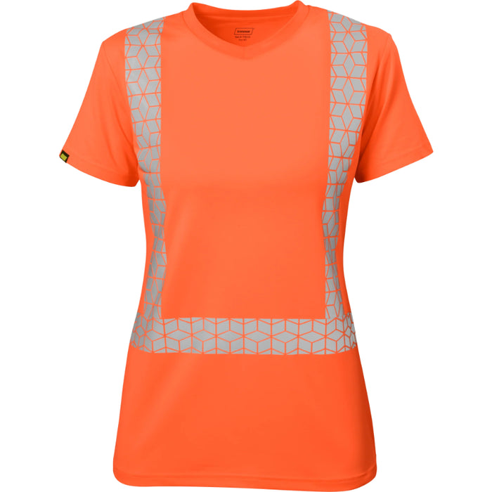 Ironwear® Women's High Visibility Short Sleeve T-Shirt - ANSI Class 2 - Type R - 7102