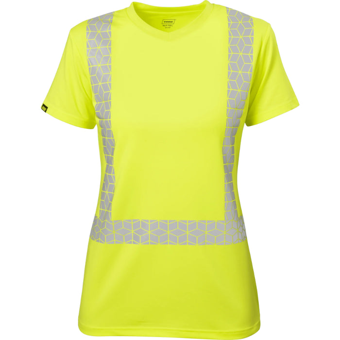 Ironwear® Women's High Visibility Short Sleeve T-Shirt - ANSI Class 2 - Type R - 7102